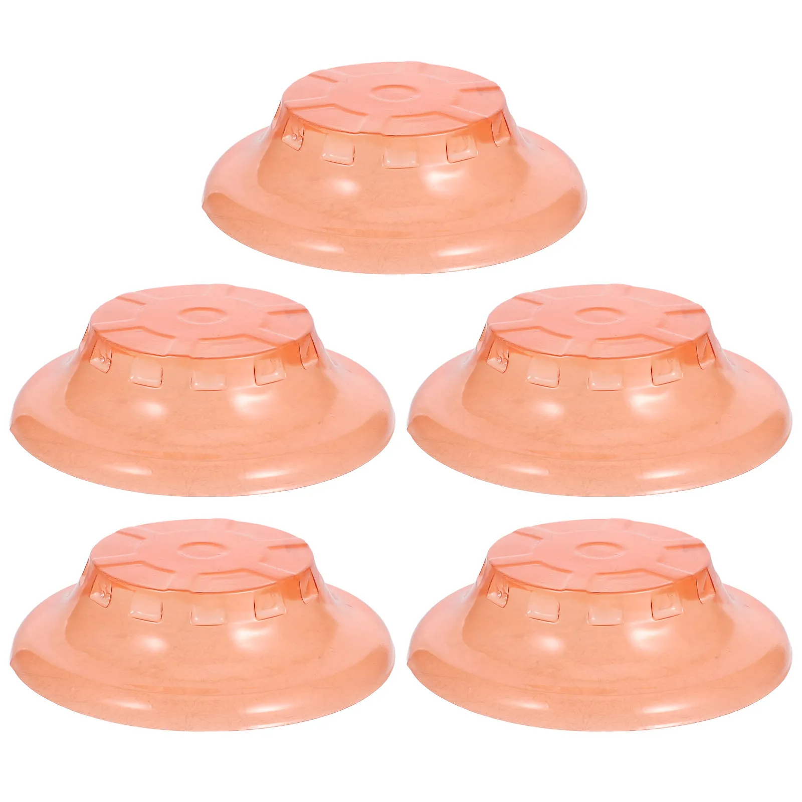 

5Pcs Plastic Smoke Cover Dustproof Protective Cap for Home Kitchen Warehouse Office Fire Safety Management