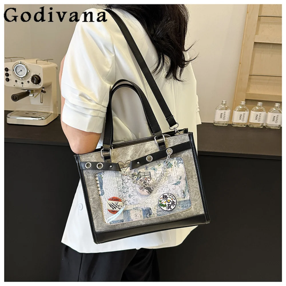 Fashion Sweet Itabag Lolita Summer Chain Cute Transparent Shoulder Crossbody Bags Women's Handbag Messenger Bags