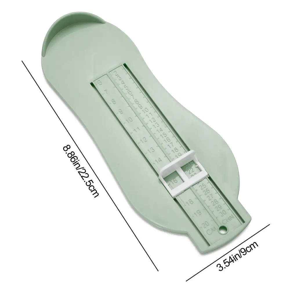 Pé Medida Régua Ferramenta para Sapatos Infantis, Acessórios Infantis, Medição de Comprimento, Kid Foot Gauge, Tamanho