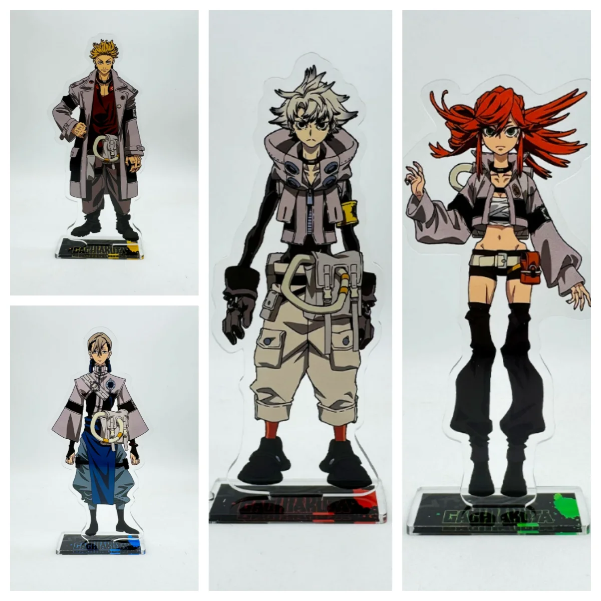

Anime Cartoons Acrylic Standee Plates for Gachiakuta Enjine Riyo Zanka Creative Peripheral 15Cm Desktop Standing Decoration Gift