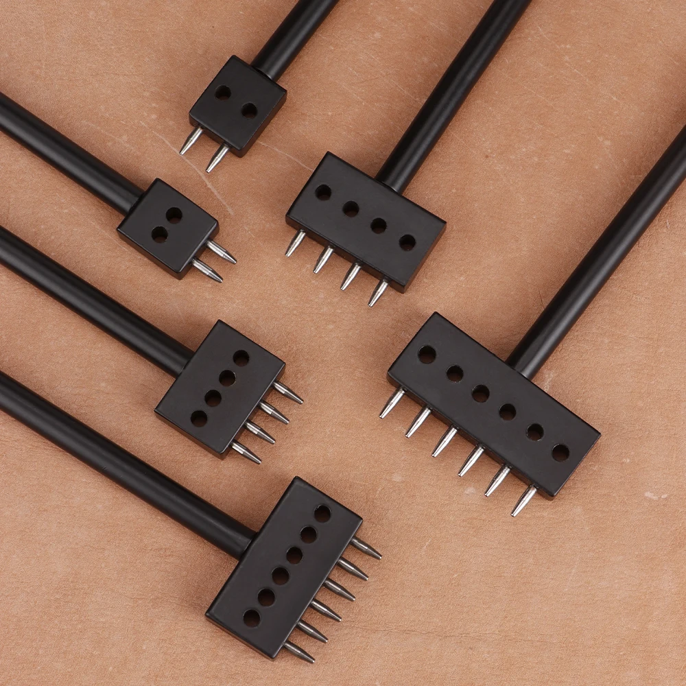 

Инструмент для вырезания круглых отверстий в коже с расстоянием между отверстиями 4/5/6/8 мм, 2/4/6 отверстий, для ремней, холста, бумаги и пластика (DIY)