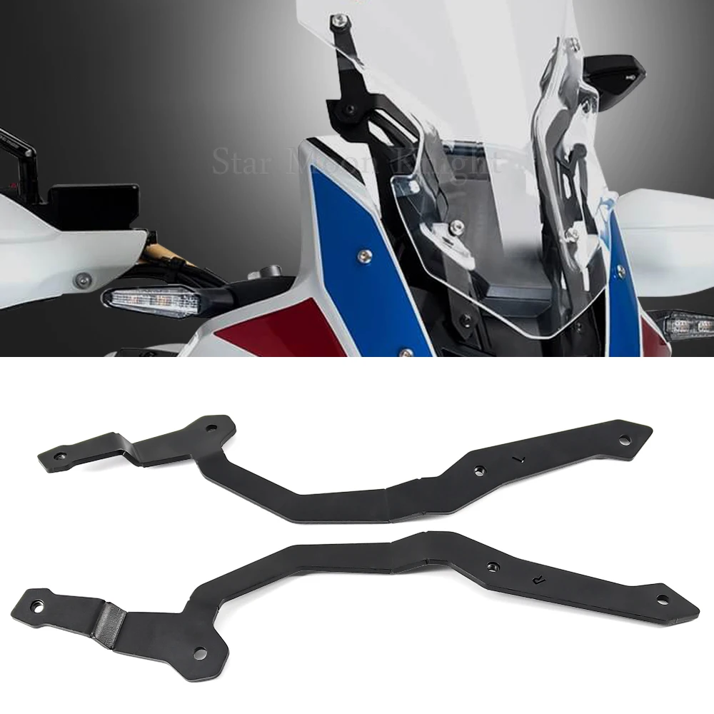 

Windscreen Windshield Support Holder kits Screen Raiser Lift Up Bracket For HONDA CRF1000L Africa Twin CRF 1000 L 2016 - 2019