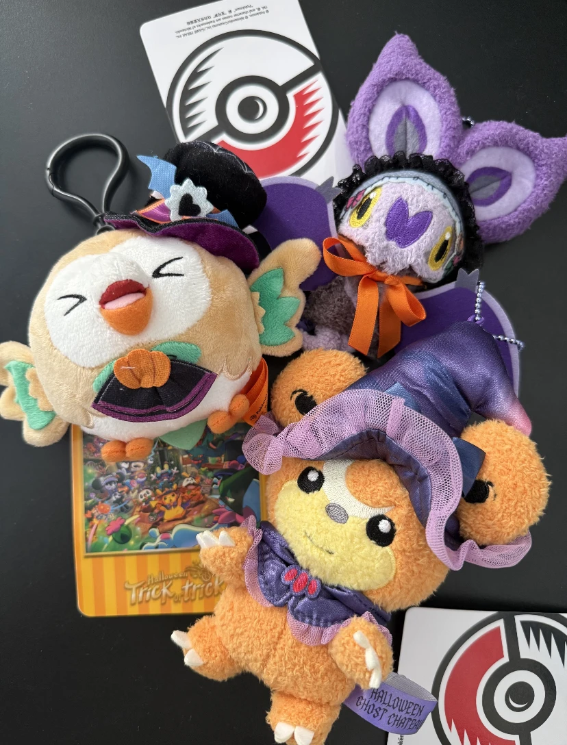 

New Genuine Pikachu Plush Toy Cyndaquil Doll Noibat Key Ring Classic Characters Cyndaquil Stuffed Toy Teddiursa Halloween Gift