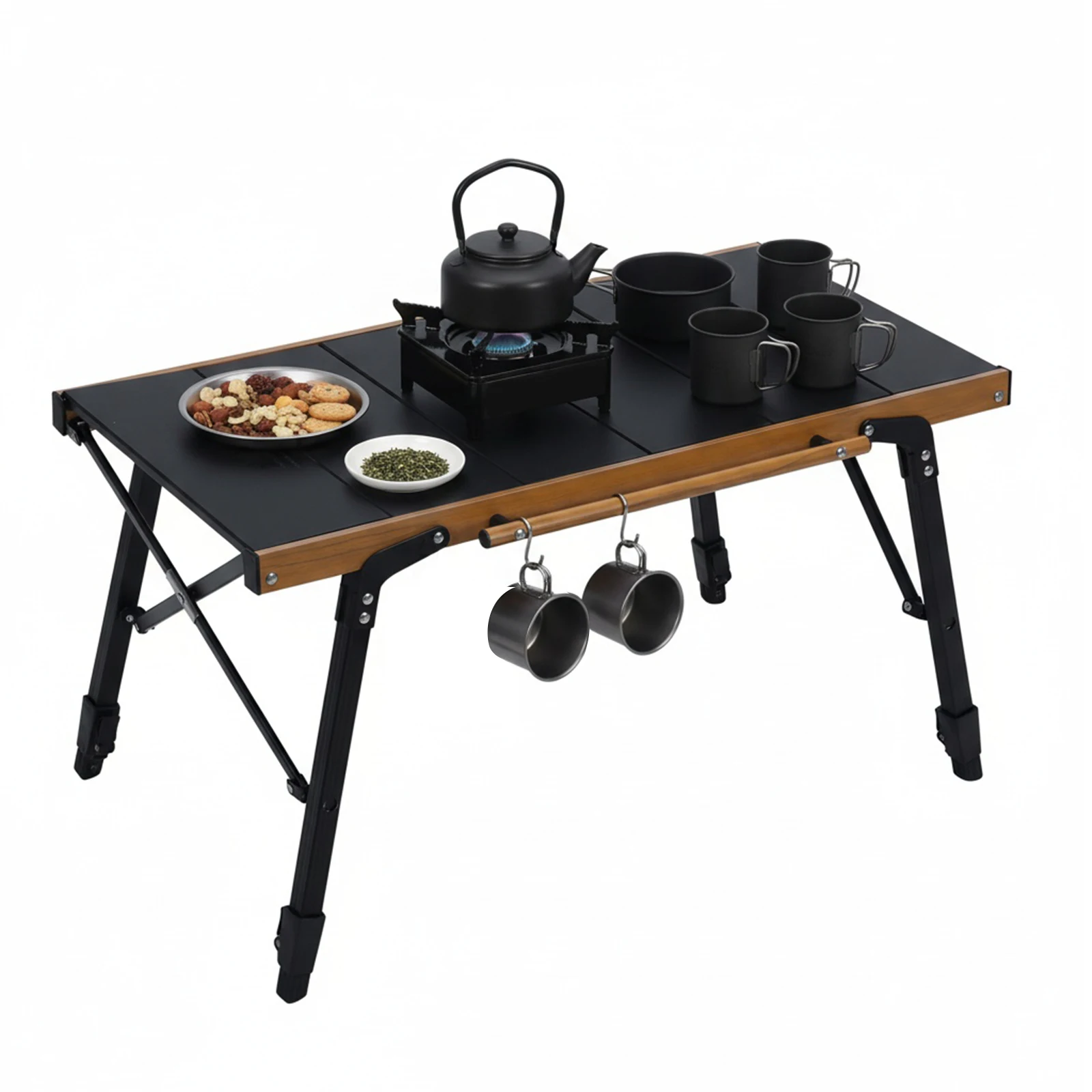 

Складной походный стол IGT с сумкой для хранения, комбинированный стол IGT для барбекю, приготовления пищи на природе, путешествий и пикников