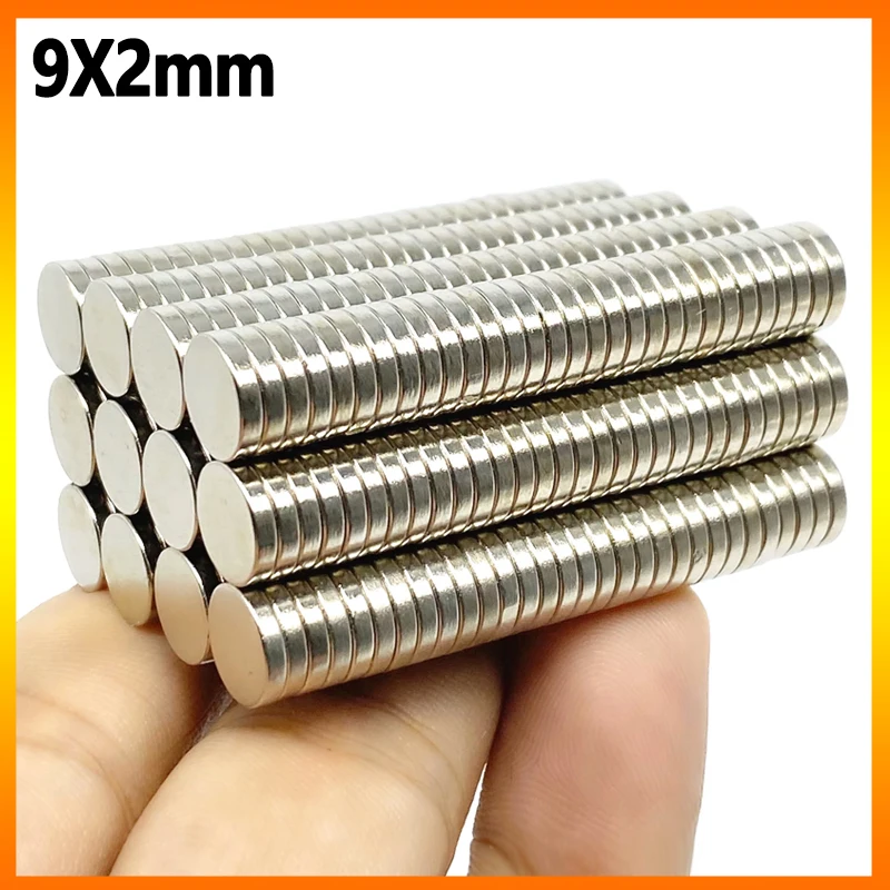 9x2mm Magnet 10/50/100/200/500/1000pcs Small Round Shape for Office Refrigerator Fridge Whiteboard Craft 9*2mm Accessories