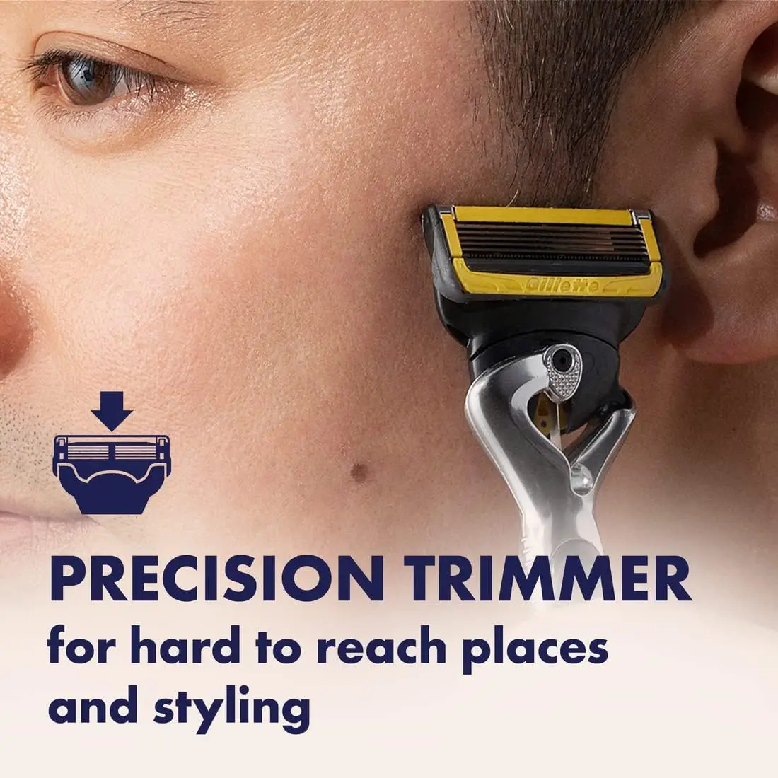 Сменные стержни для бритвы Gillette ProGlide Shield для мужчин, 2 с смазочной полосой, обновленные лезвия Proglide, острые стержни для бритья бороды, 8 лезвий