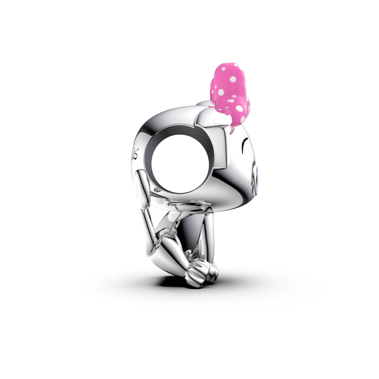 Manyilus S925 Silver Bow Kitty Sundae Charm for Original Bracelet, Cute Animal Dessert Jewelry Pendant DIY, Sweet Kawaii Gift - view 4
