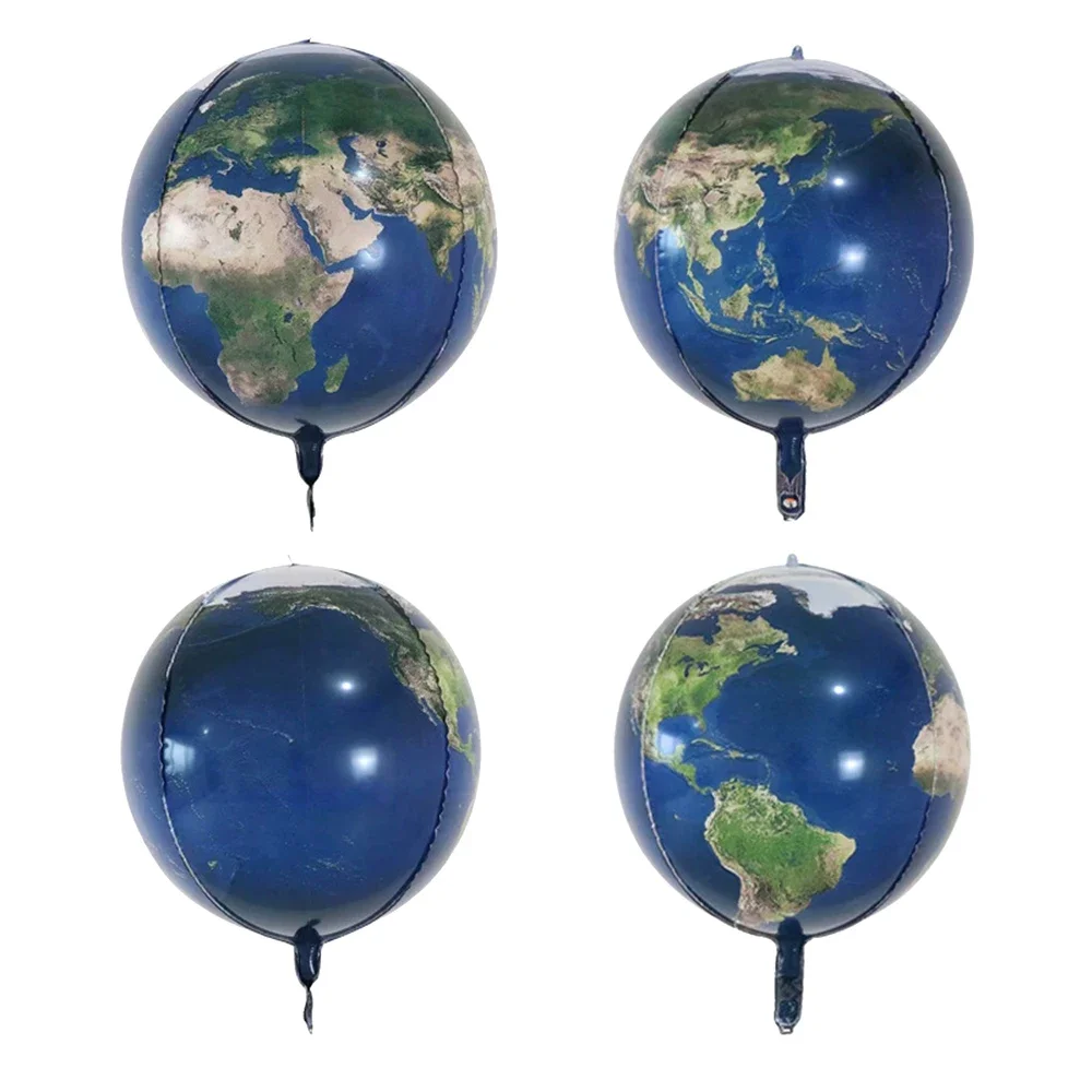 Set Di Palloncini Per Festa A Tema Spaziale - Astronauta, Razzo, Pianeti, Striscione Buon Compleanno, Decorazioni Per Bambini