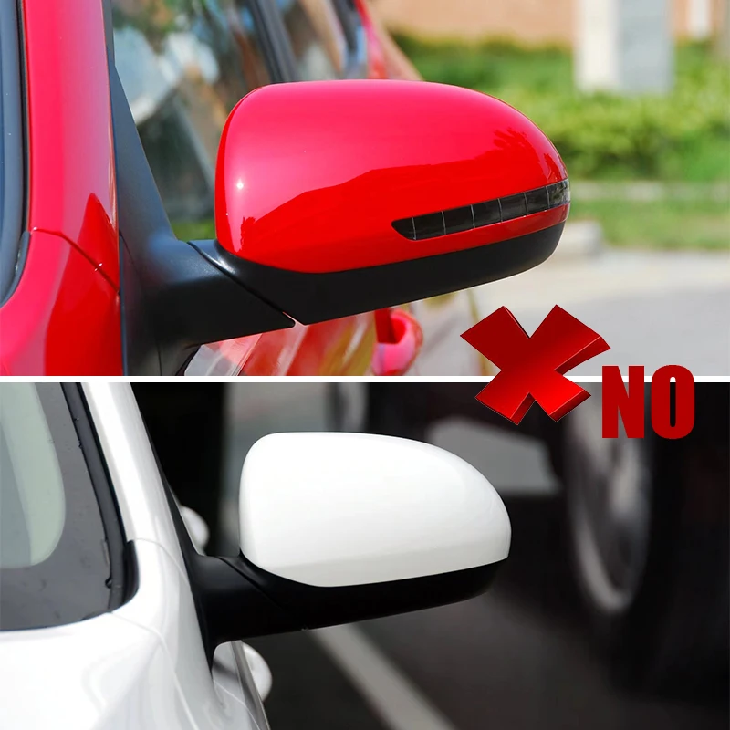 car rearview mirror cover modification shell pasting 1 pair of side mirror shells for Kia Rio 2012 2013 2014 2015 2016 2017