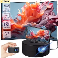 YT200 mini projector led mobile video home theater media player kids gift cinema wired same screen projector for iPhone Android