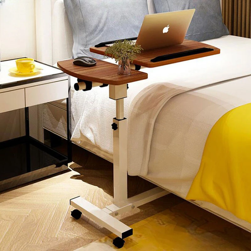 

Adjustable Laptop Table with Wheel Rotate Standing Notebook Computer Table Lifting
