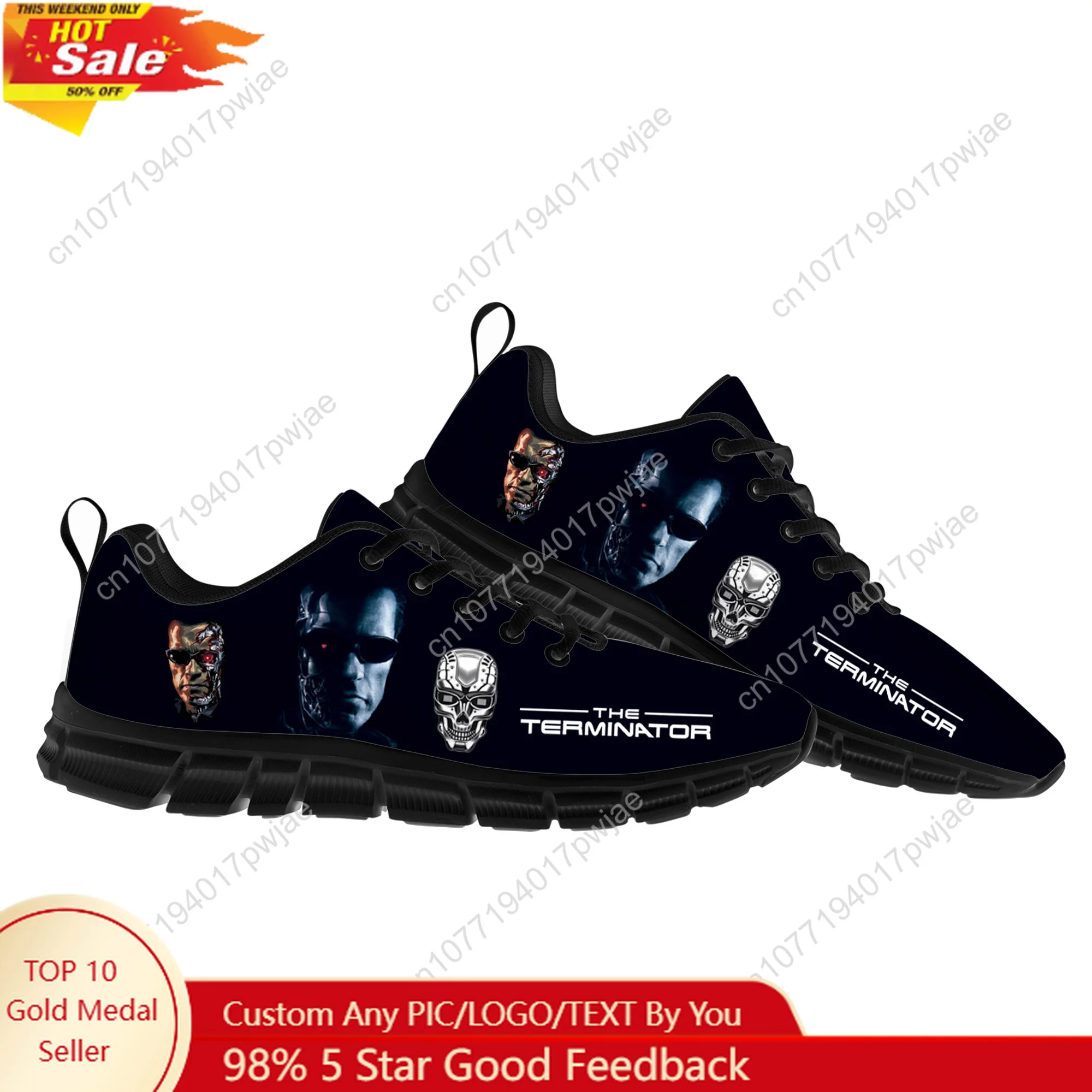 

Movie Terminator A-Arnold S-Schwarzenegger Sports Shoes Mens Womens Casual Running Shoes