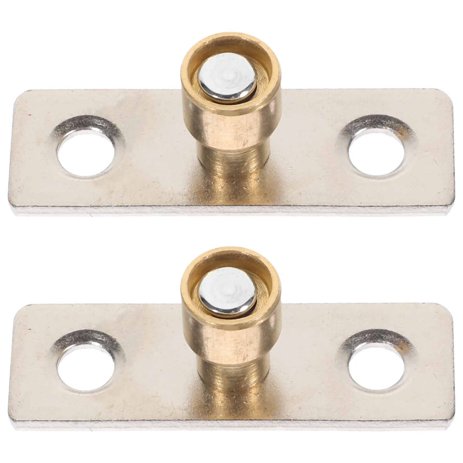 2 Pcs Fall to The Ground Barn Door Rails Sliding Stops Copper Stainless Steel Floor Guide
