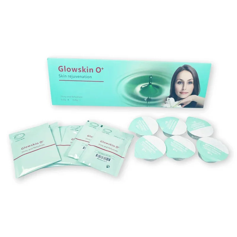 CO2 Bubble Beauty Machine Facial Skin Rejuvenation Skin Lightening Oxygenation Treatment Gel Pods Kit For Oxygen Pods