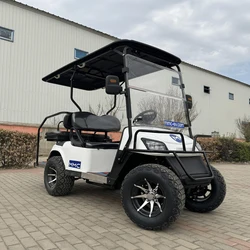 China Factory Mini Electric Off-Road Luxury 4 passeggeri Club Car sedili pieghevoli posteriori Golf Cart 72V carrello da Golf elettrico in vendita