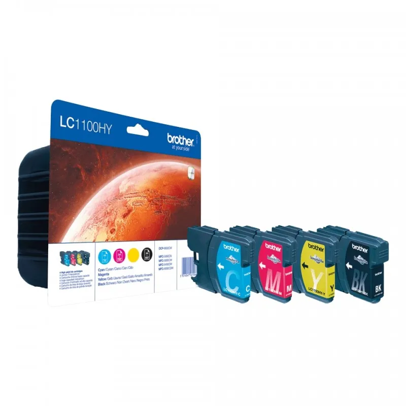 Brother LC1100XL Pack of 4 original ink cartridges-LC1100HYVALBP LC1100HYVALBP tintasycartuchos.com