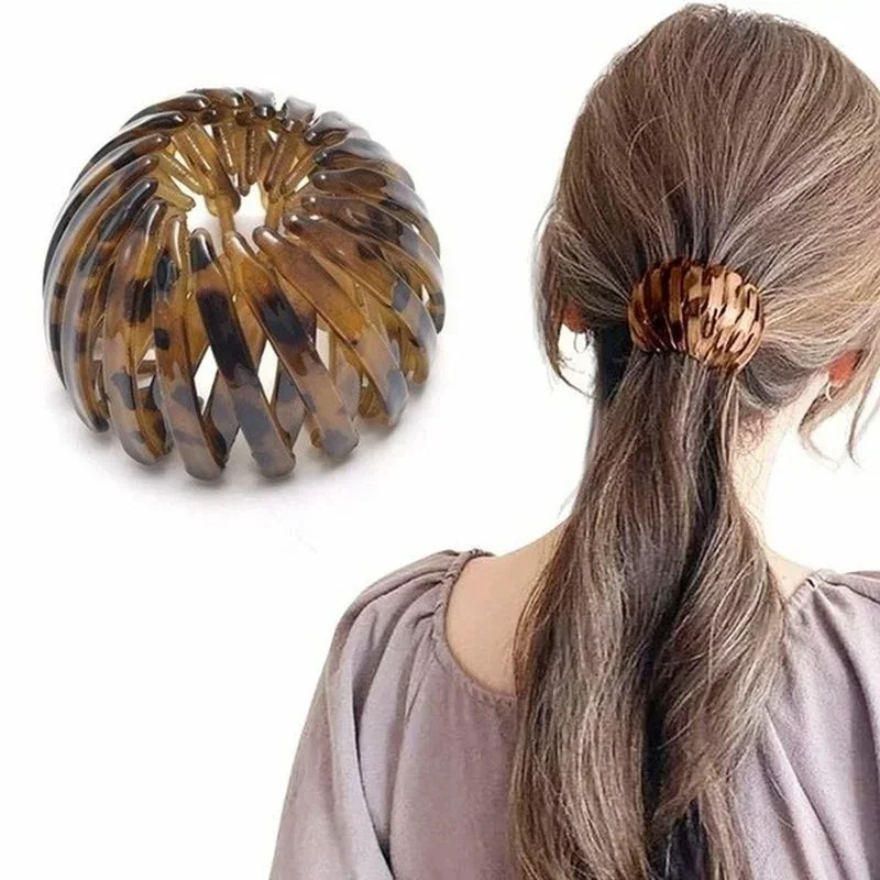 

Bird's Nest Hair Circle High Horsetail Clasp Ball Head Hair Circler Stylish and Simple Fixed Clip Korean Headwear Styling Tools