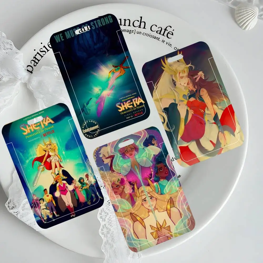 Game She Ra And The Princesses Of Power ID Card Holder Neck Strap Pendant Door Badge Holder Lanyards Keychain Work Credential