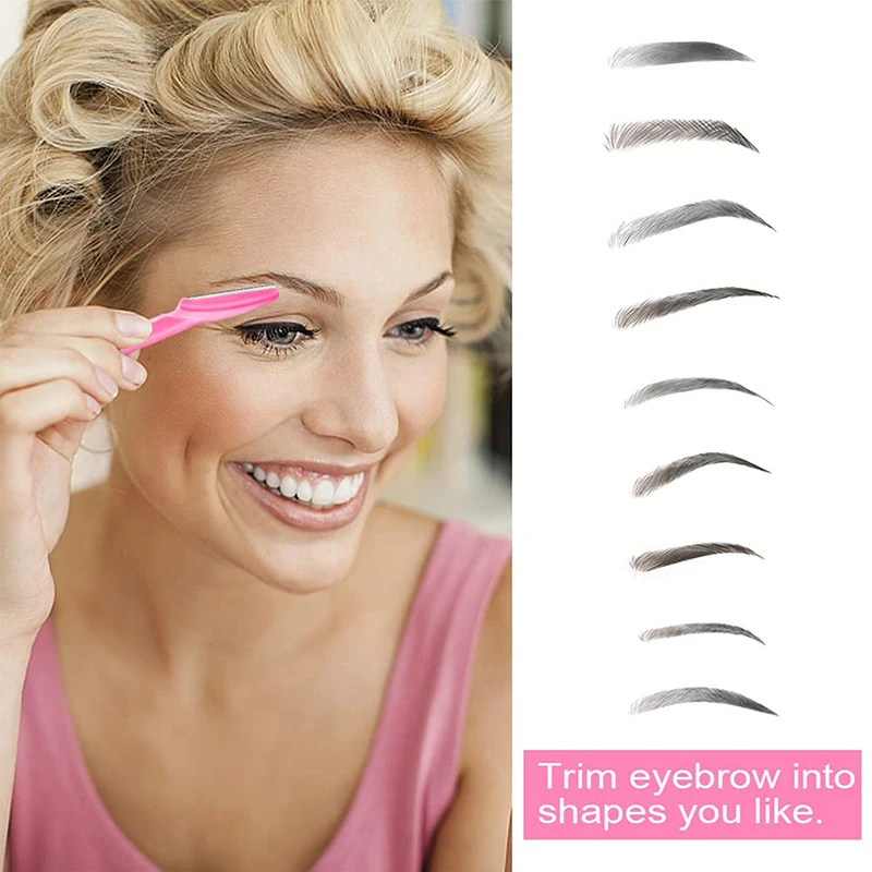 30 Pcs Eyebrow Razor For Women, Multipurpose Exfoliating Dermaplaning Tools And Facial Razor With Precision Cover,Safety Beauty