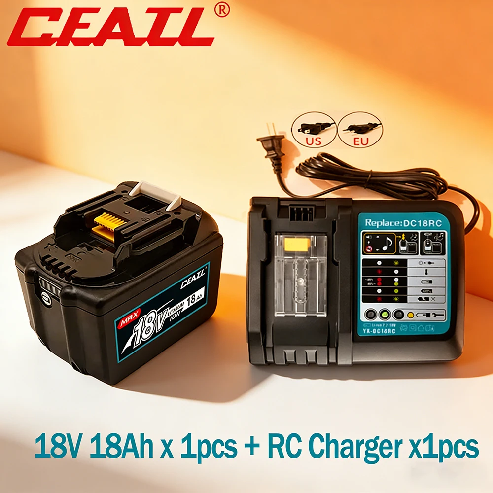 

18V CFATL18Ah/15Ah/12Ah for Makita DTW700 BL1830B BL1850B BL1850 BL1840 BL1860 BL1815 Replacement Lithium Battery