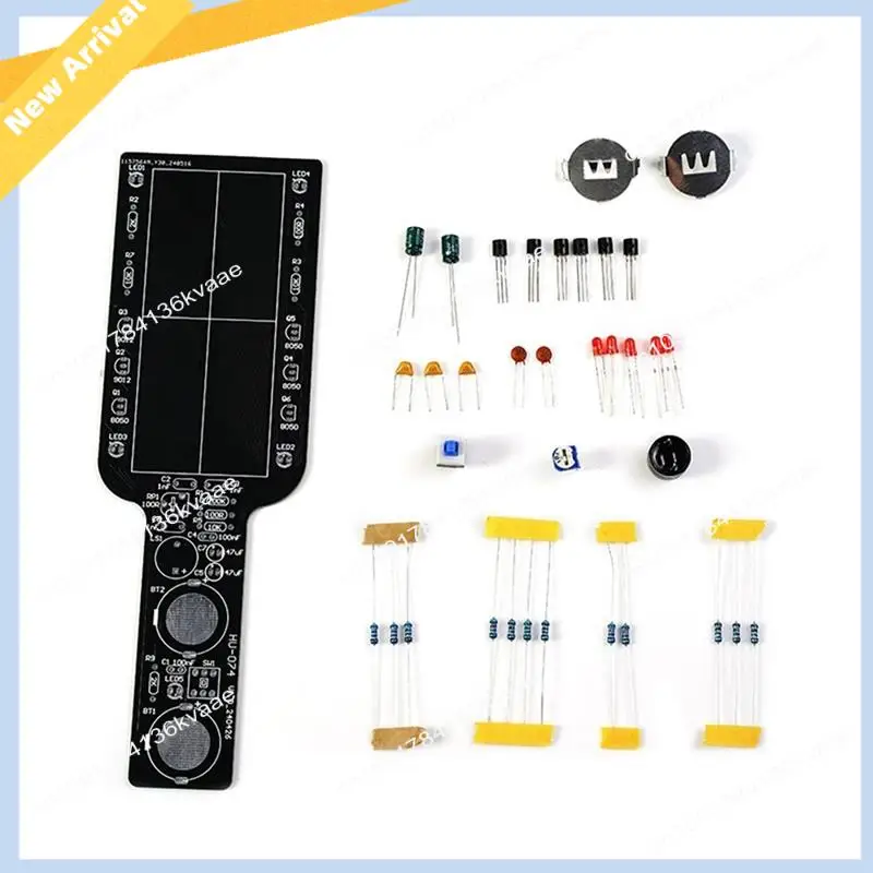 M01K DIY Metal Detector Electronic DIY Kit Simple Metal Locator Loose Parts Set Circuit Board Making Soldering Practice Kit