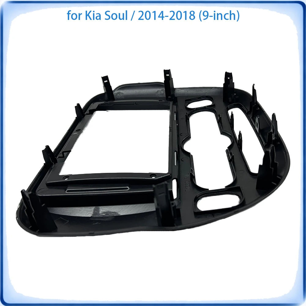 Car Radio Fascia Frame For Kia Soul PS 2014-2018 9 inch Wiring Harness Power Cable Car Accessories Plug & Play