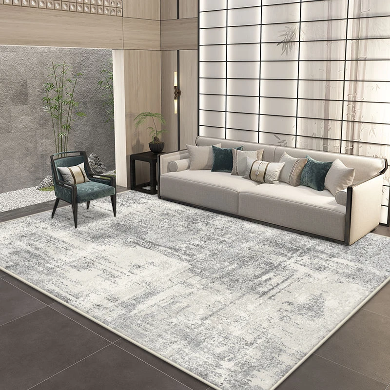 Abstract Simple Style Antiskid Living Room Rugs Big Size Soft Room Decor Bedroom Carpet Easy Cleaning Coffee Tables Mat Washable