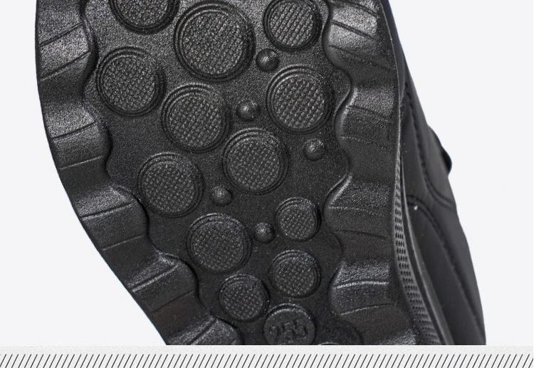 Herren Winter Warme Freizeit-Sportschuhe mit Schnürung, PU-Obermaterial, Fleece-Futter, Rutschfeste Dicke Sohle, Alltagsschuhe zum Gehen – Detail 10