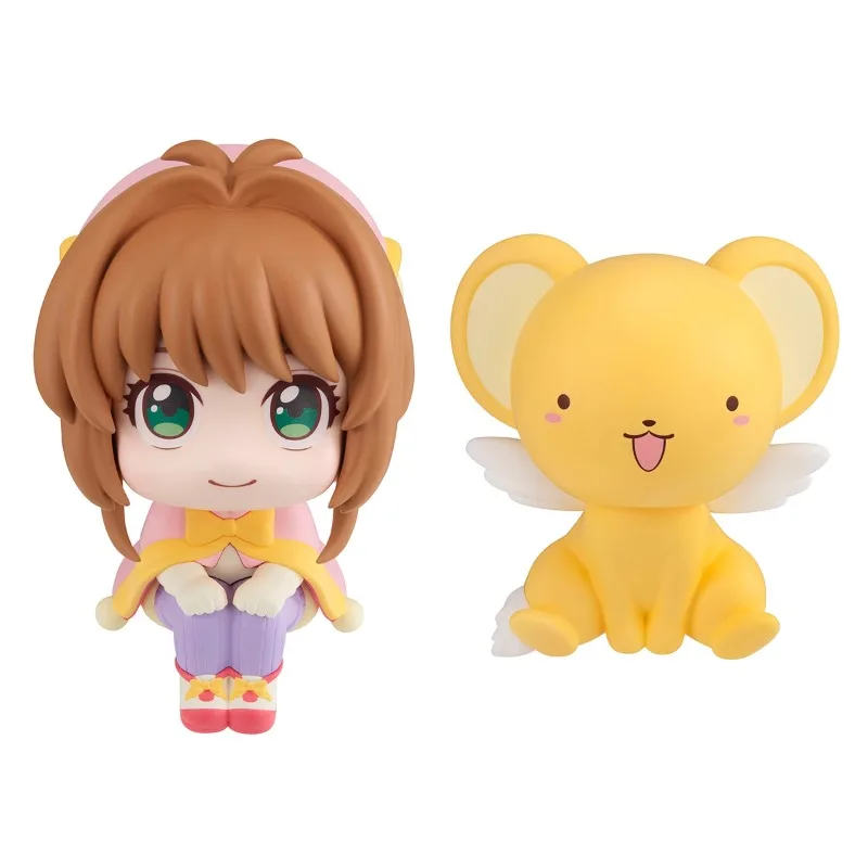 In Stock Original MegaHouse Look Up Kinomoto Sakura 11CM KERO Cerberus 8CM Anime Portrait Model Toy Collection Doll Gift