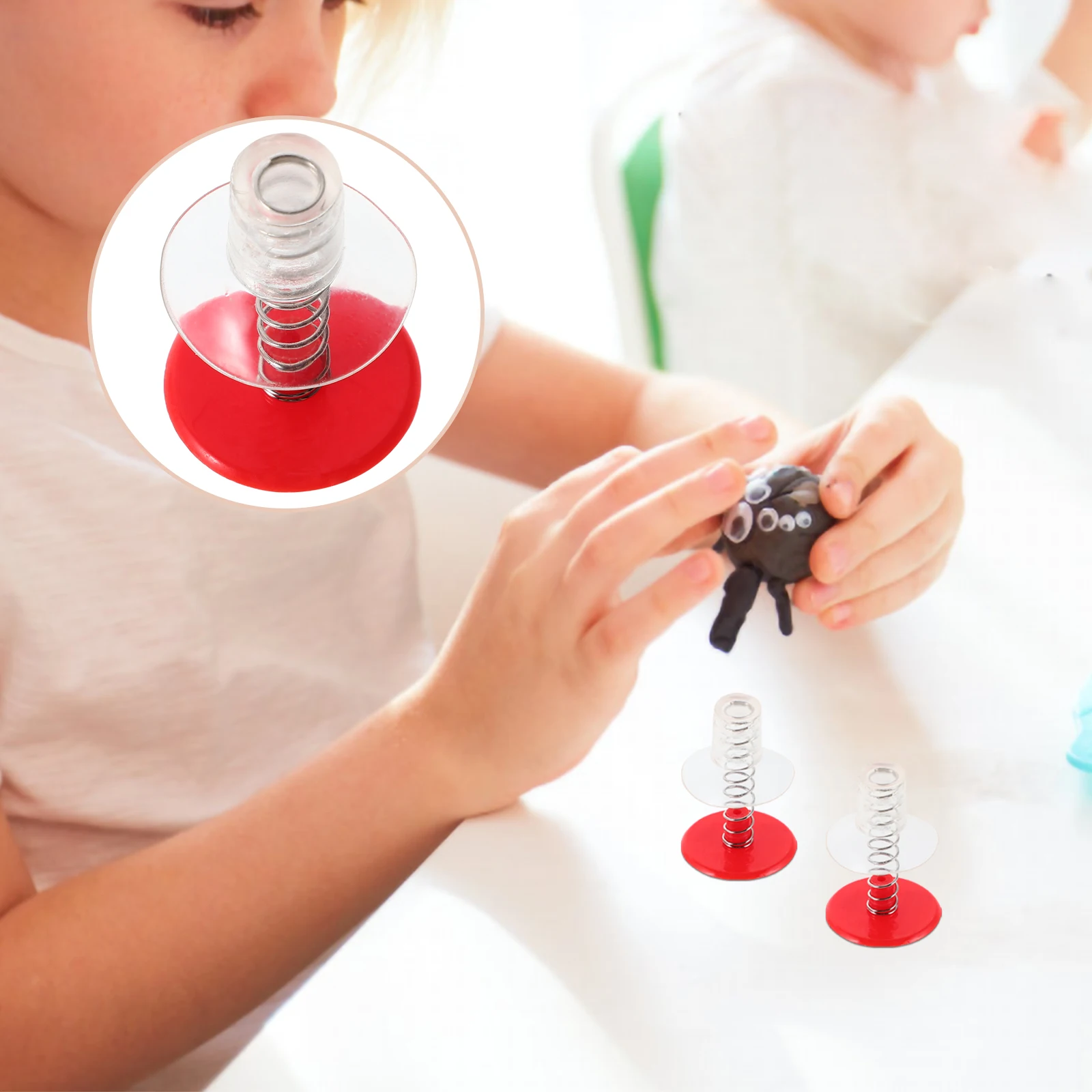 50 pezzi primavera ventosa giocattoli novità scrivania fisica metallo regalo per bambini bomboniere bambini bambino ragazza giocattoli primavera sensoriale agitarsi