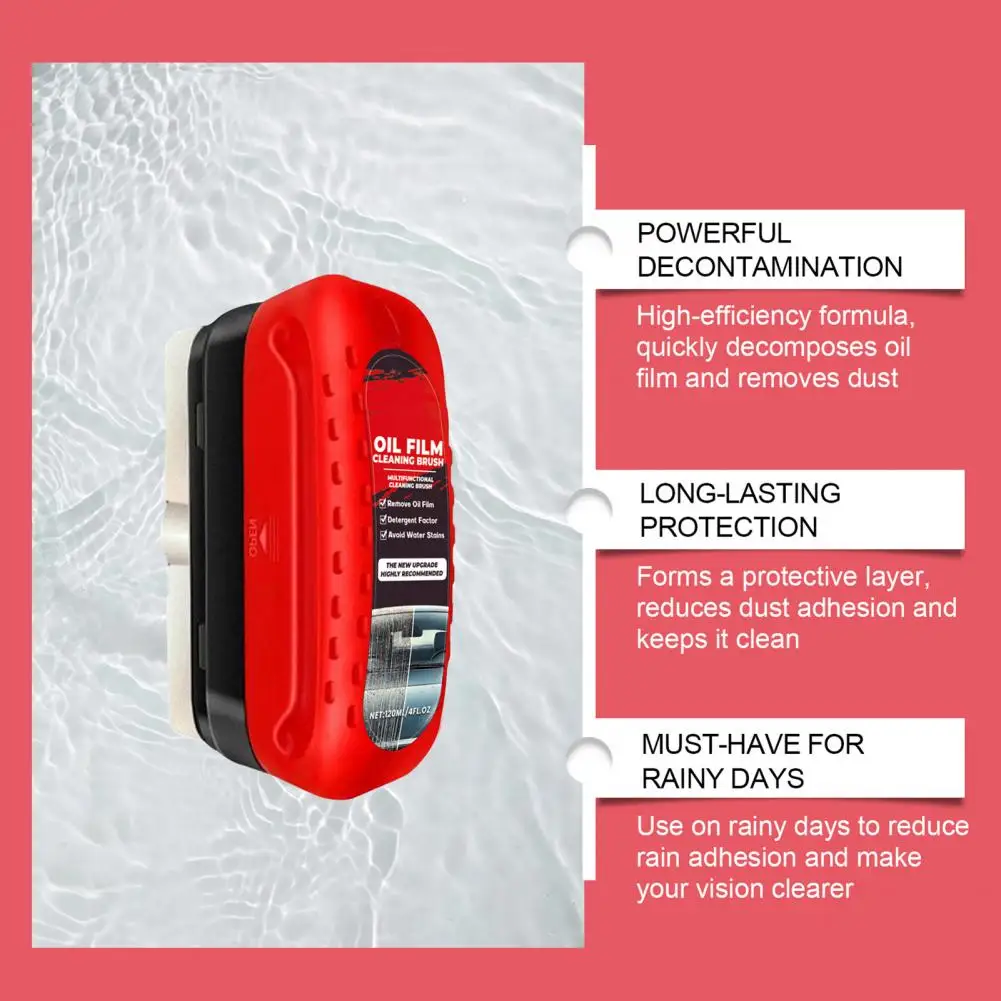 

Нетуманный очиститель окон автомобиля, автомобильный очиститель лобового стекла, щетка для удаления масляной пленки, защита от запотевания, мощный инструмент для автомобилей