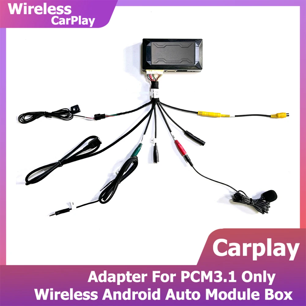 Module Wireless CarPlay Android Auto Adapter Box BT Host For Porsche Macan Cayman Cayenne Panamera Boxster 911 718 Camera Input