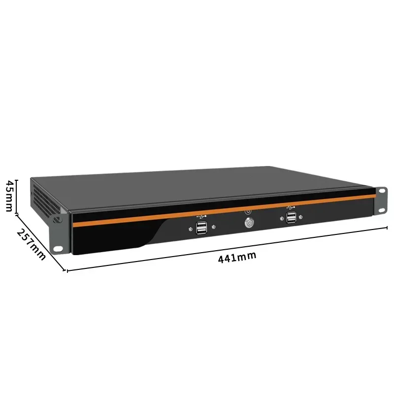 19-Inch standard rack-mounted industrial computer computer x99 server E5 Xeon soft routing 1U blade linux gateway 1U chassis