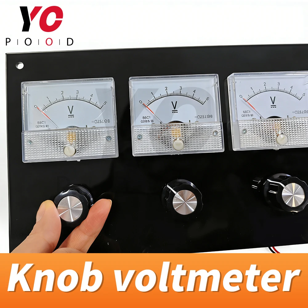 Knob Voltmeter Prop real escape room turn all knobs to right position to point correct digits to unlock takagism supplier YOPOOD