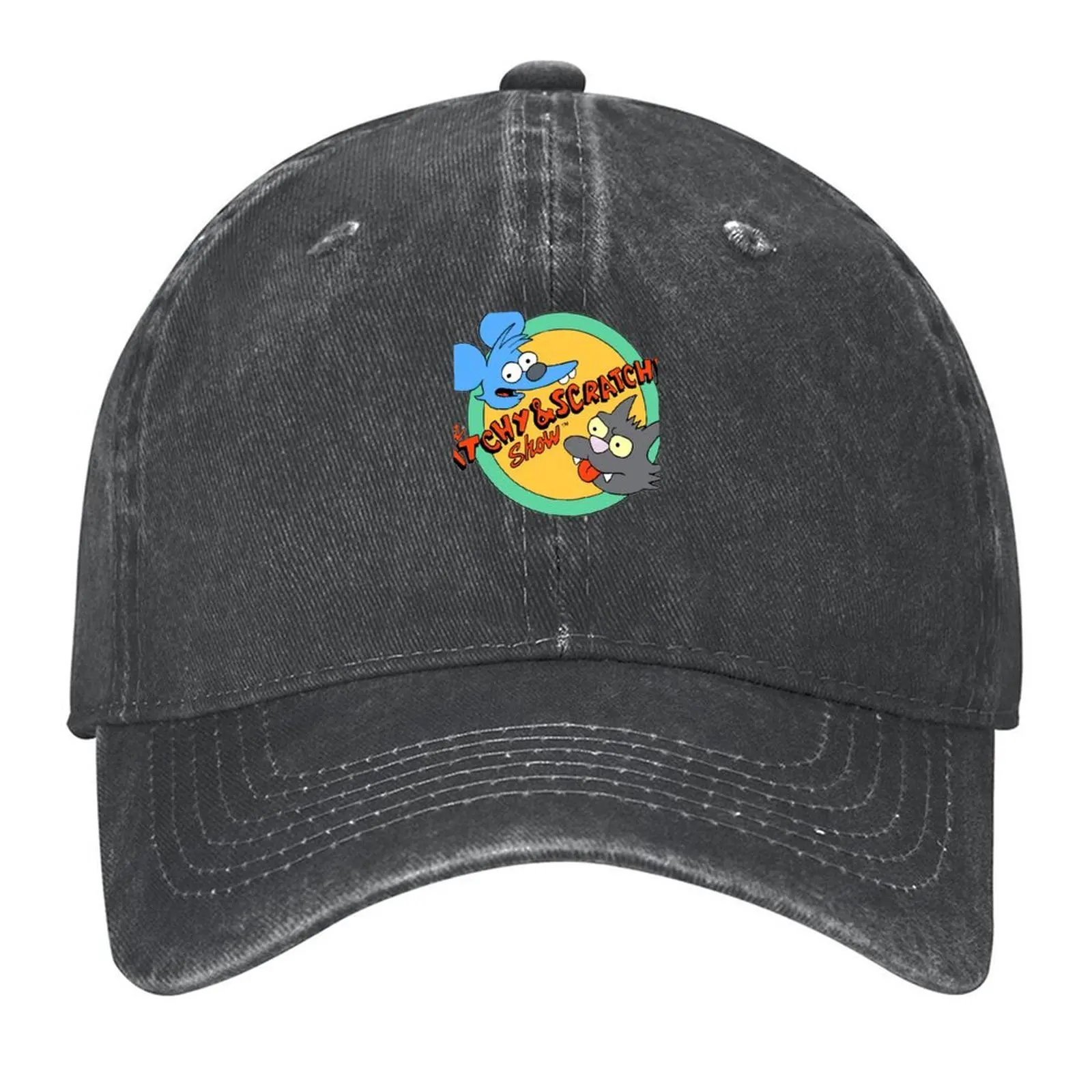 

The Itchy and scratchy Cartoons Baseball Cap Luxury Cap hard hat Male hat Sunscreen Mens Tennis Women's