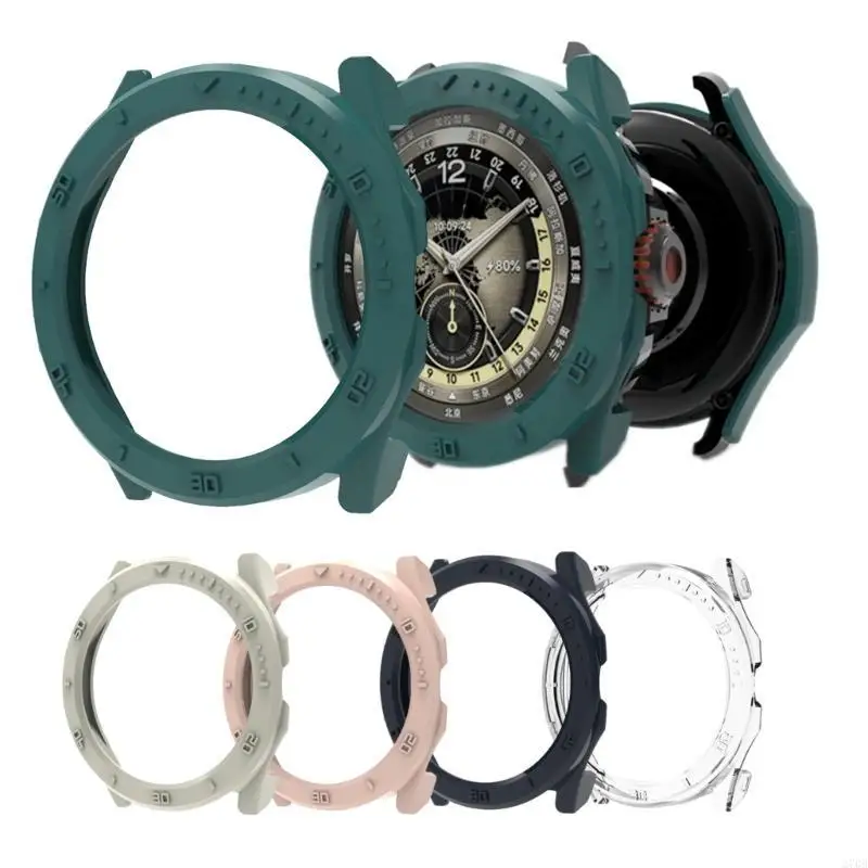 보호 케이스 스크래치 저항 하우징 피부 스마트 워치 스포츠를위한 정확한 컷 아웃, 충격 방지 커버