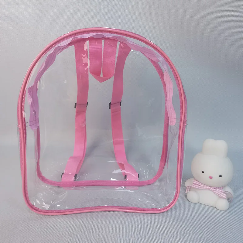 Mochila Infantil Childrens Backpack Transparent Toy Snack Bags Jelly Storage Zipper Bag Waterproof Gift Bags Children Backpack