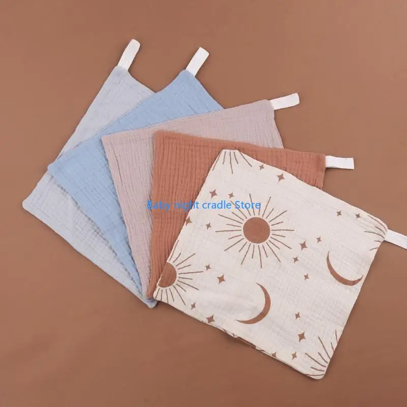 

J2FF 10Pcs Newborn Wash Cloth Baby Towel Soft Facecloth High-absorbent Cotton Bib Set