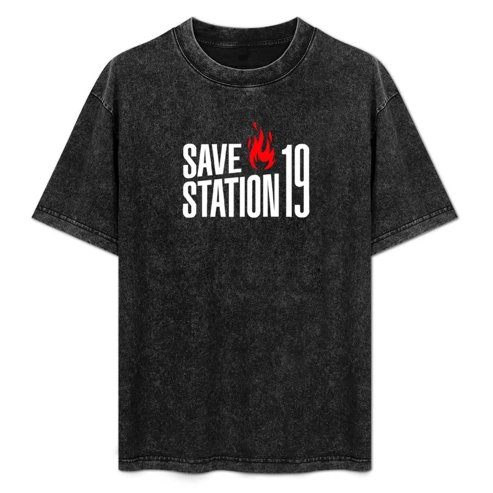

Save Station 19 (Large logo 2) T-Shirt Performance Workout Short Sleeve Tee