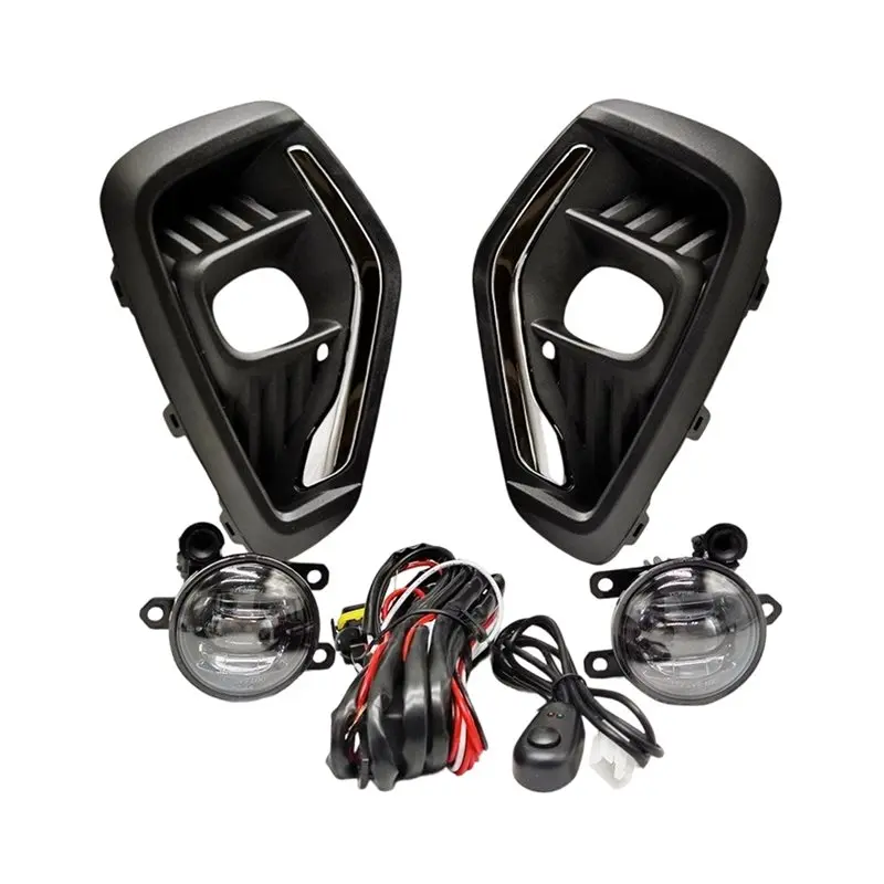 

Classic-LED Fog Light Cover For Ford Escape 2023-2024 Car Front Bumper Fog Lamp Assembly Harness Wiring Grille