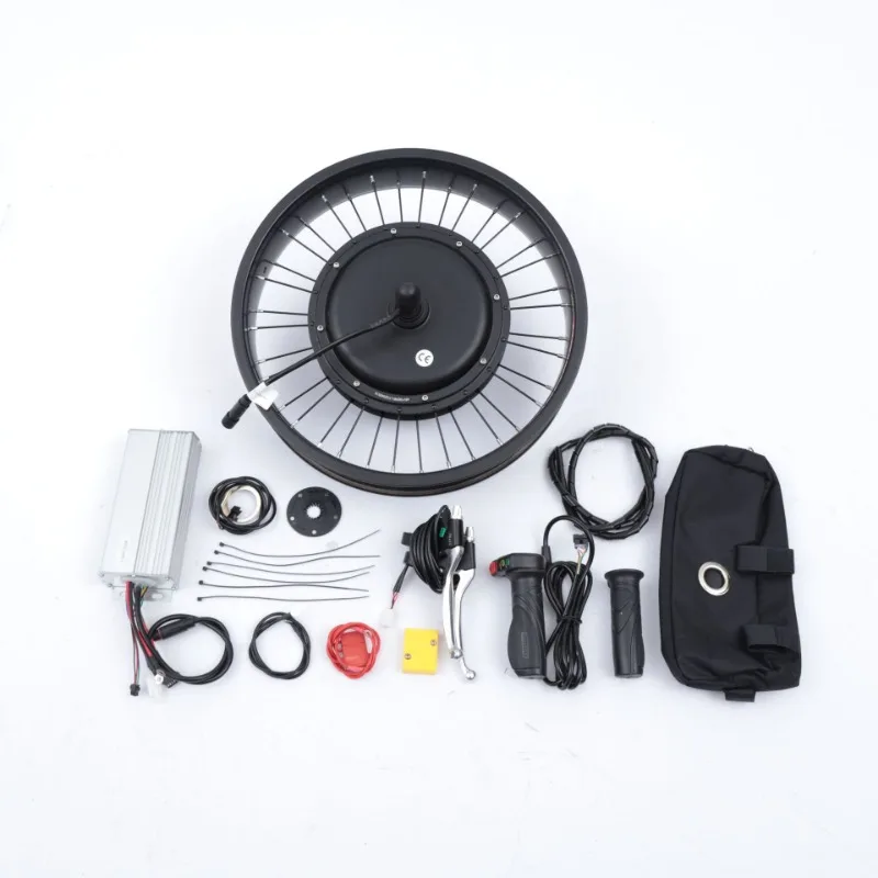

Electric Bike Conversion Kit 1000W 20 Inch Front Wheel Lithium Battery Motor for Snow Bicycle