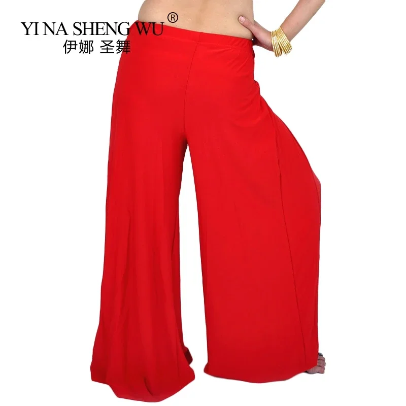 1 قطعة ممارسة الرقص الشرقي السراويل الجديدة كريستال القطن أزياء النساء أزياء الرقص الشرقي السراويل أداء الرقص القبلي 9 ألوان #6