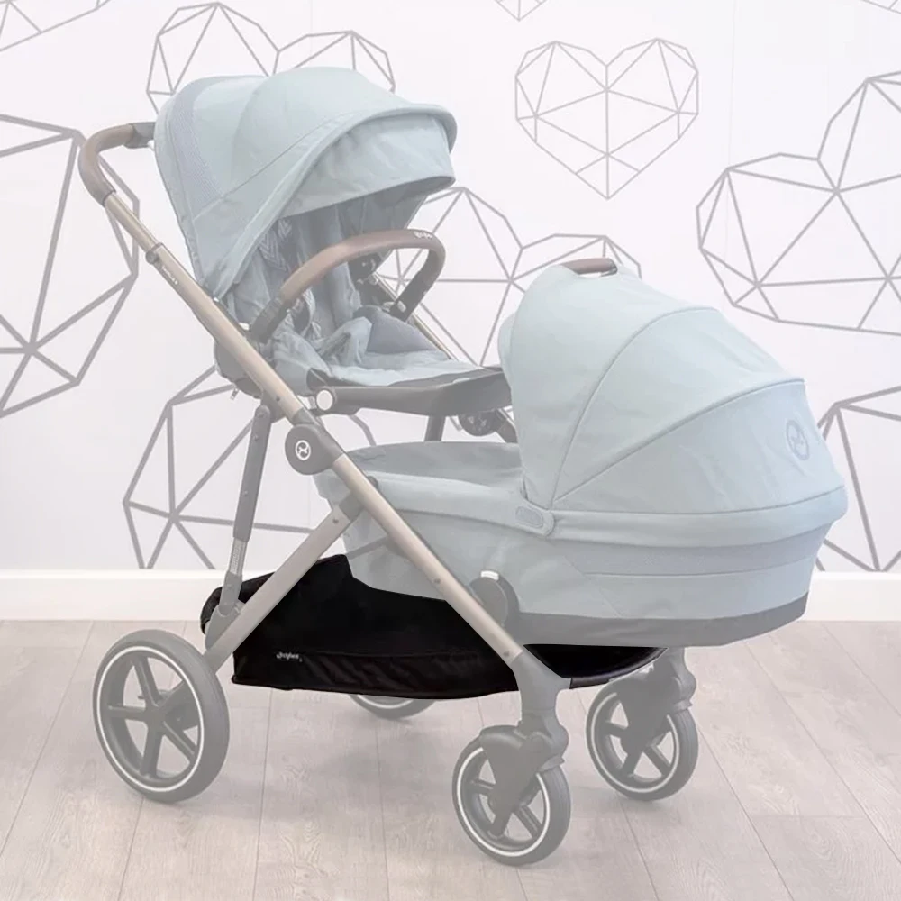 Shopping Basket For Cybex Twin Baby Stroller Gazelle S Storage Bag Larage Capacity Direct Replacement Baby Buggy Accessories