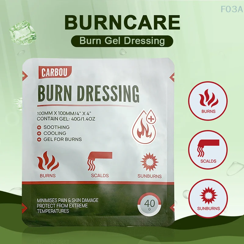 Burn Dressing First Aid Burncare Bandage Gel Hydrogel Sterile Trauma Dressing Advanced Healing for Wounds Care