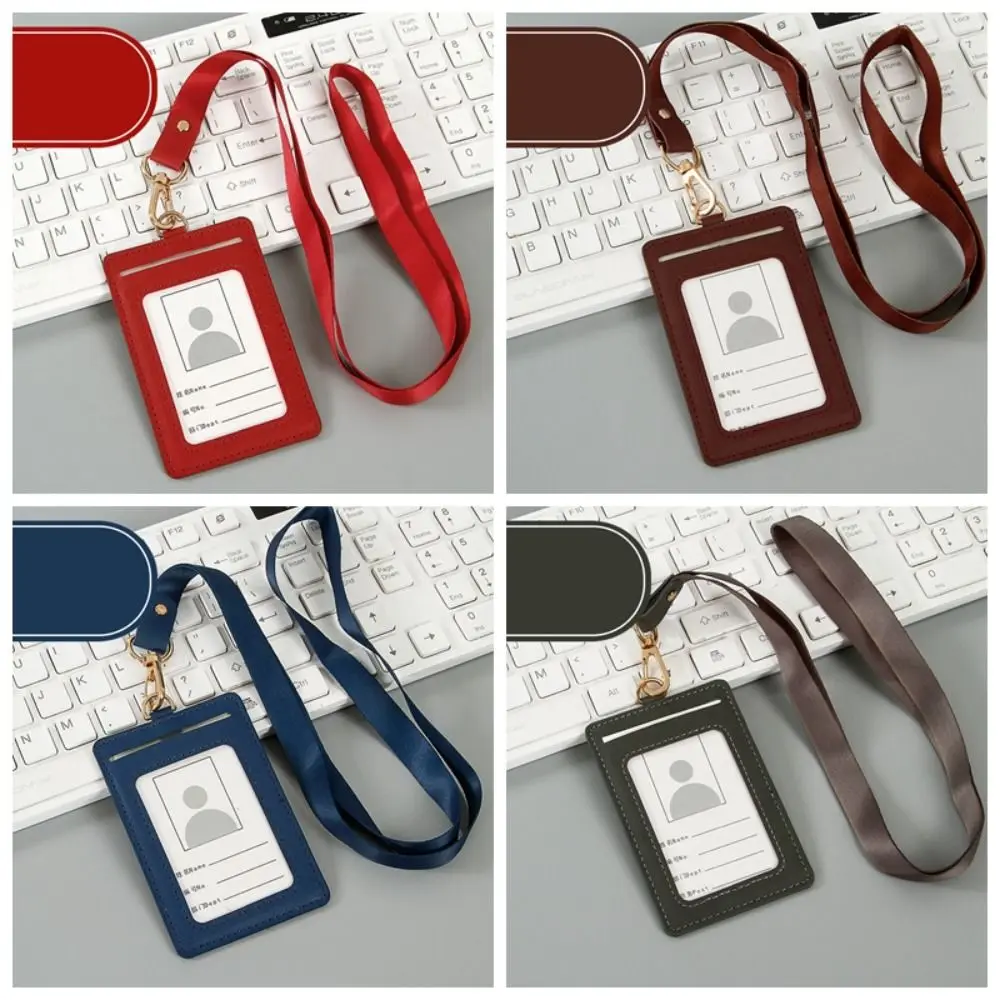 

Fashion Card Cover Women Aluminum Alloy Work Name Card Holders Business Work Card ID Badge Lanyard Holder Metal Bags Case