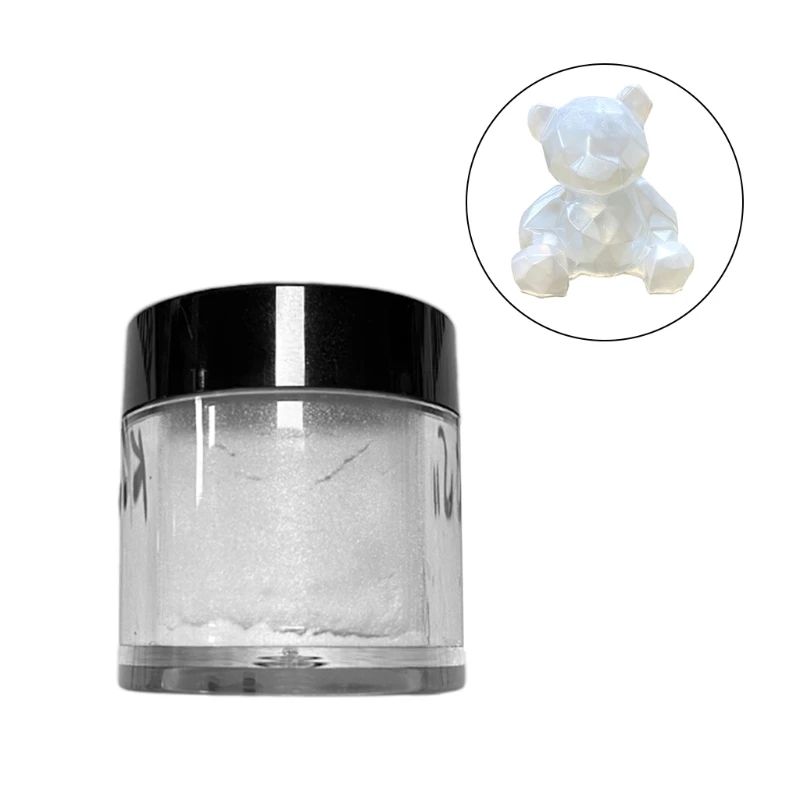 Art Ice Transparent Nails Glitter Highlighter Powder for Makeup Body Tattoos Face Hair Lips Soap Lotion Art