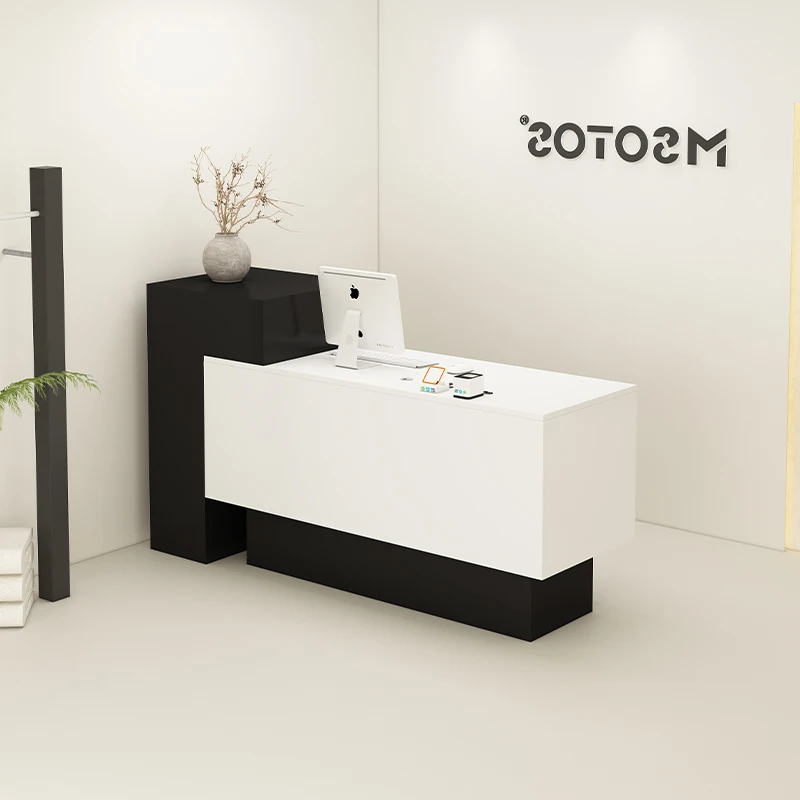 مكتب استقبال لخدمة المطاعم، مكتب استقبال Glamor Deepcool الحديث، مكتب استقبال مخصص، أثاث تجميل Mostrador #3