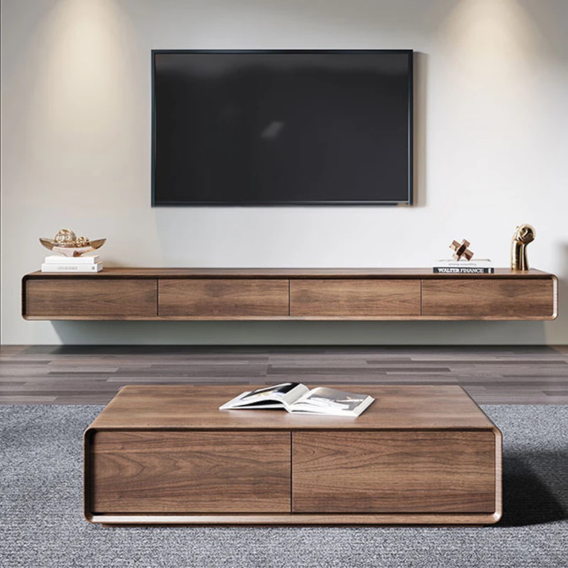 Showcase Drawers TV Stands Brown Formovie Shelves Sideboard Universal TV Stands Pedestal Muebles Organizador Replica Furniture