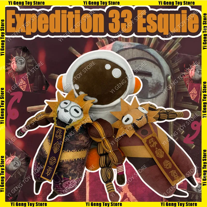 

Новая плюшевая игрушка Clair Obscure Expedition 33 Esquie, аниме, мультяшная кукла Peluche, мягкая детская игрушка, периферийный подарок для фанатов игр