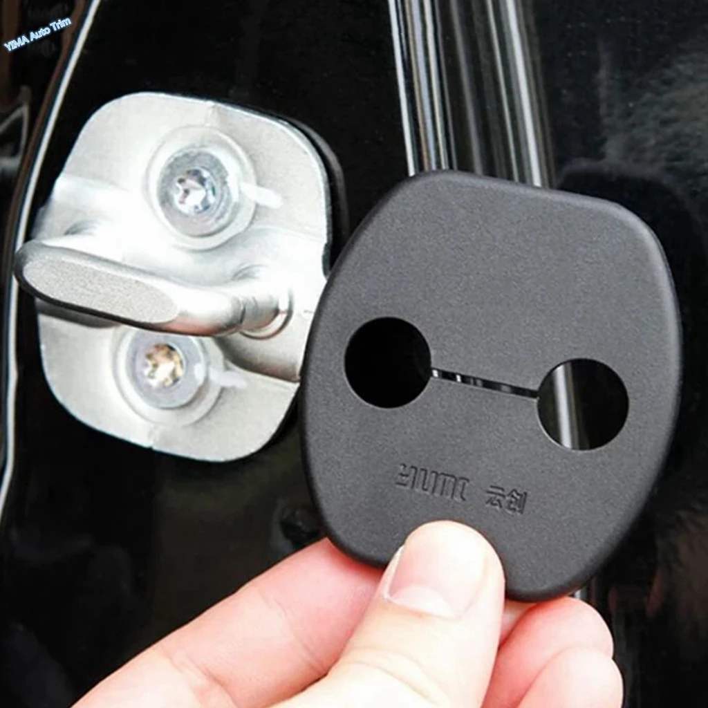 Auto Accessories Door Lock Cap Protecttion Decor Cover Trim For Changan UNI-K UNIK & UNI-V & UNI-T & CS75 CS55 CS95 2021 - 2024